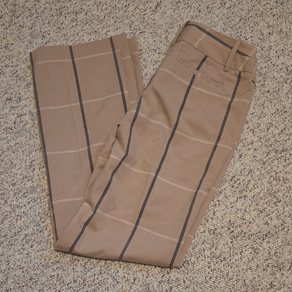 Cato Tan and Black Chinos Versatile Cotton Blend